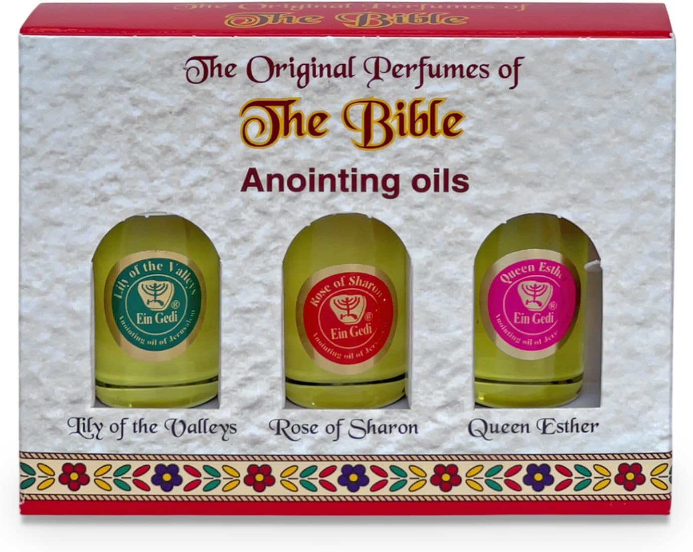 Amazon.com: Set of 3 Anointing Oils from Holyland, with Essential
